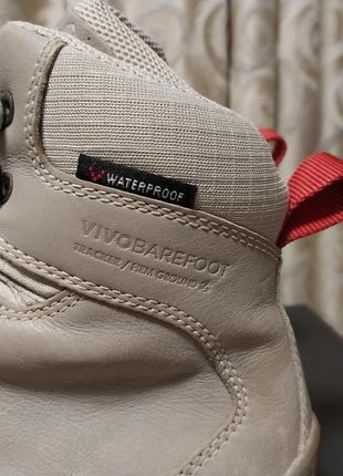 Качественные брендовые кожаные ботинки vivibarefoot waterproof2 фото