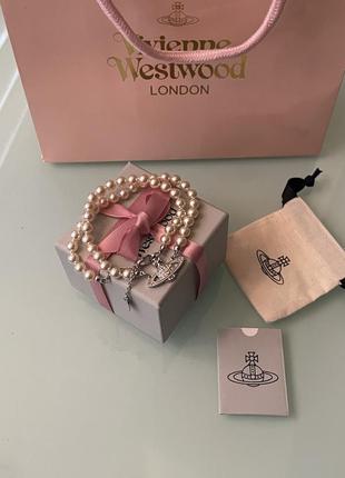 Колье из жемчужин vivienne westwood