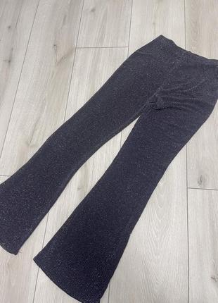 Брюки с люрексной нитью