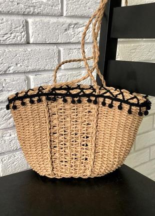 Соломеная сумка
