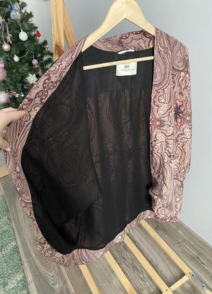 Шелковое кимоно накидка пиджак6 фото
