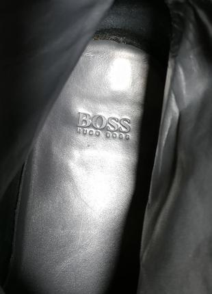 Шкіряні чоловічі черевики челсі hugo boss оригінал, розмір 42 - 42.5 (на блискавках)9 фото