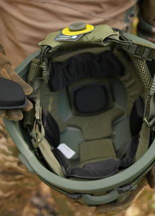 Шолом mich 2000 helmet pe nij iiia хакі в розмірі l3 фото