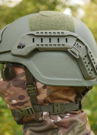 Шолом mich 2000 helmet pe nij iiia хакі в розмірі l