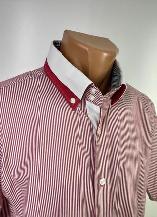 Мужская рубашка бренда modely collection размер m- l ( я-189) акция 1+1=3