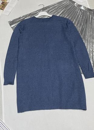 Теплая вязаная туника удлиненный свитер свободного кроя от итальянского бренда melody❄️ размер l/ xl5 фото