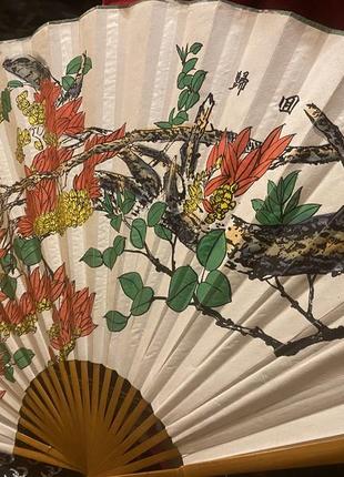 Веер интерьерный на стену для декора - веер, сакура , япония