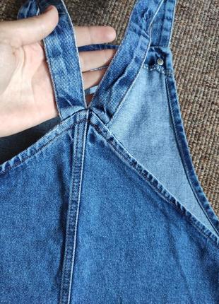 Женское джинсовое платье платье сарафан3 фото