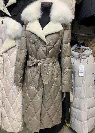 Куртка с натуральным мехом
