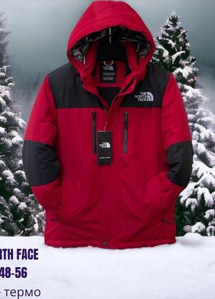 Чоловіча зимова лижна куртка the north face .  червона, термо