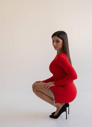 Сукня стрази бахрома