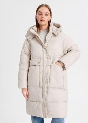 Куртка пальто пуховик парка оверсайз зимова тепла нова трендова базова модна