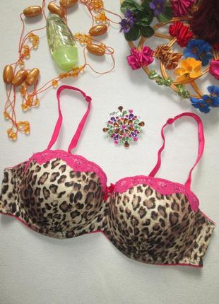 Шикарний бюстгальтер балконет анжеліка леопардовий принт george