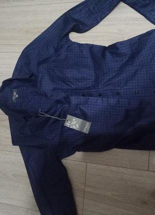 Стоковая коттоновая женская рубашка в клетку размер 6 tm lewin