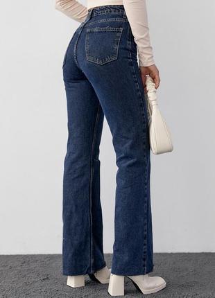 Женские джинсы с необработанным низом3 фото