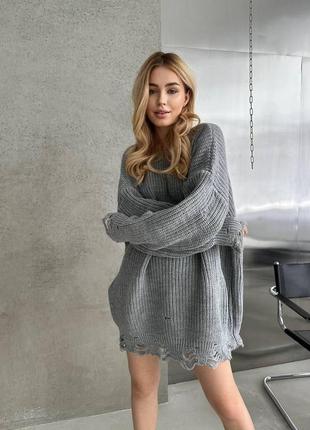 Женский свитер, туника,  объёмный свитер3 фото