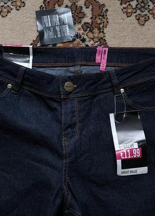 Фирменные английские женские хлопковые стрейчевые джинсы new look,новые с бирками,размер 16анг.3 фото