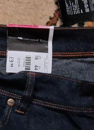 Фирменные английские женские хлопковые стрейчевые джинсы new look,новые с бирками,размер 16анг.5 фото