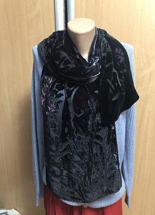 Велюровий шарф