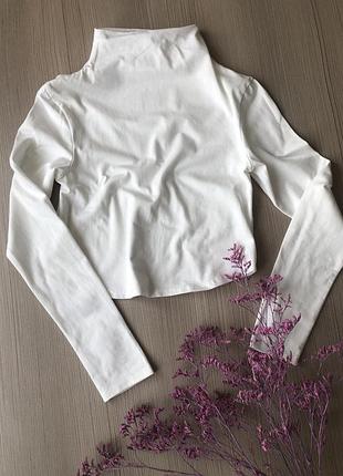 Топ/молочний/базовий/стильний/рукав/plt