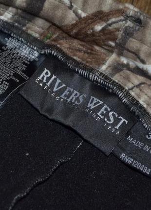 Тёплые, охотничьи брюки rivers west из водонепроницаемого флиса (3xl-4xl) с бирками4 фото