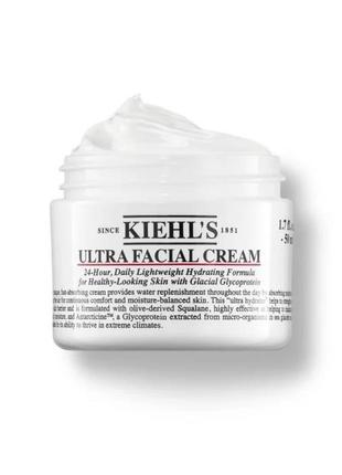 Увлажняющий крем для лица kiehls ultra facial cream для всех типов кожи, 50 мл1 фото