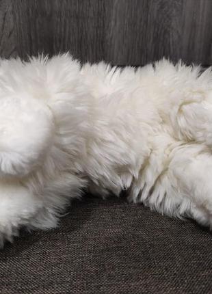 Игрушка белая кошка, котенок, киця, кошеня, котик 29 см6 фото