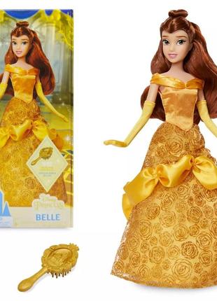 Кукла бэль с расческой, оригинал дисней, belle classic doll – beauty and the beast