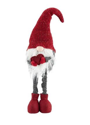 Скандинавський різдвяний новорічний гном ельф christmas elf safir висота 95 см червоний