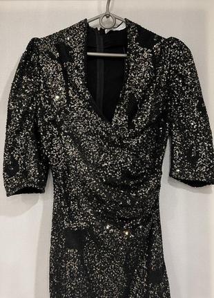 Плаття зара , паєтки , zara, сукня на свято , новорічна сукня , новорічне плаття  , святкова сукня