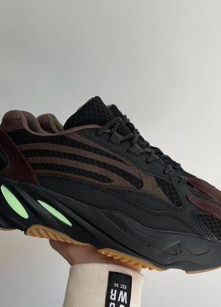 Adidas yeezy boost 700 brown no logo, кроссовки мужские адедас изи 700, кроссовки мужественные демисезонные адедас лозы 7004 фото