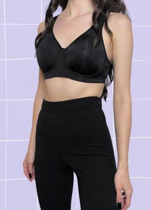 Короткий спортивный оригинальный топ 75c nike с чашечкой