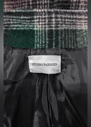Піджак з вовною прямий studio parisien4 фото