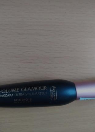 Тушь bourjois volume glamour для придания объема и густоты ресниц noir ébène 06, объем 12 мл.3 фото