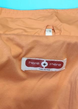 Куртка водонепроникна помаранчева m4 фото