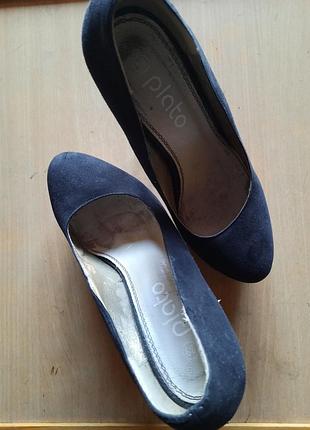 Plato, замшевые туфли на высоком каблуке