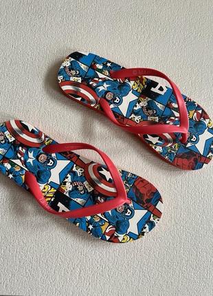 Детские шлепанцы marvel 37 размер
