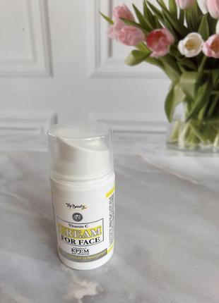 Крем для обличчя з вітаміном с top beauty cream for face