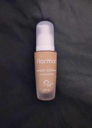 Тональна основа flormar perfect coverage spf15