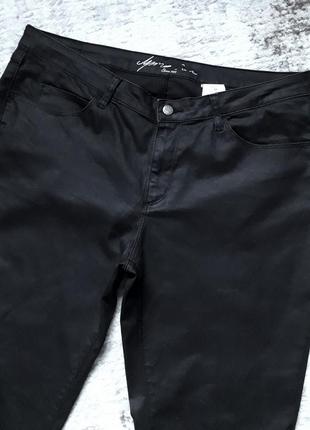 Стрейчевые брюки, 54, материал по типу кожзама, хлопок, полиэстер, эластан, drm jeans by valia4 фото