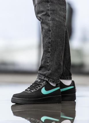 Кросівки жіночі nike air force 1 low x tiffany & co, кроссовки женские найк1 фото