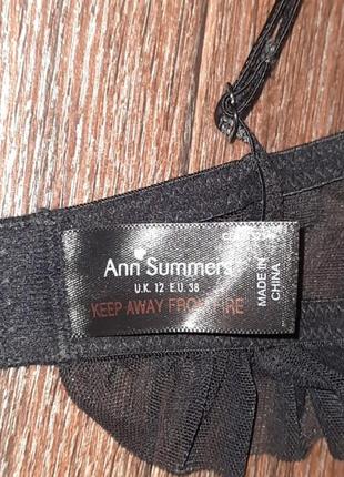 Брендовый 🔥 красивый пеньюар с кружевом р.12/38 от ann summers, крепление для чулок, косточки, поролон4 фото