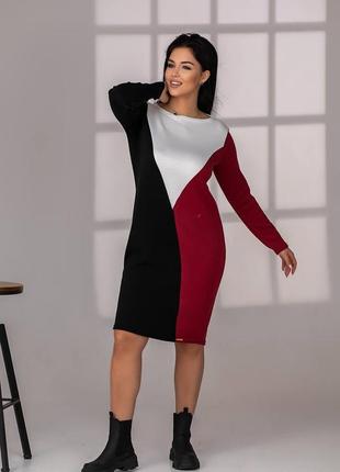 Платье женское прямого силуэта