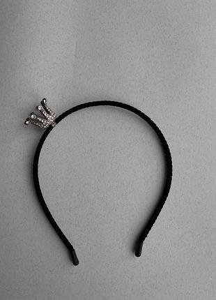 Обруч ободок металлический корона