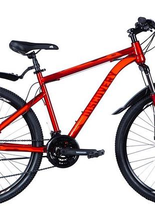 Велосипед st 26" discovery trek am dd рама- з крилом pl 2024 (червоний)