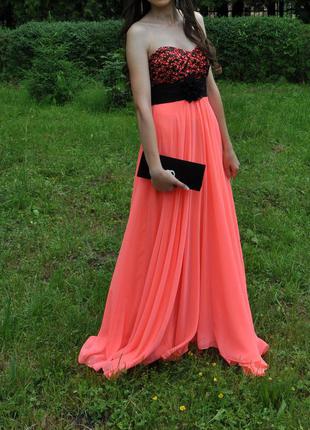 Шикарне вечернее выпускное платье вечірнє випускне сукня плаття