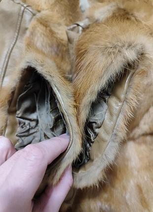 Куртка хутро шкіра4 фото