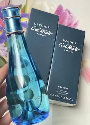 Davidoff cool water woman parfum edp 100 ml spray (оригинал)1 фото