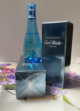 Davidoff cool water woman parfum edp 100 ml spray (оригинал)3 фото