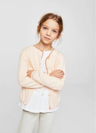 Ніжна тонка кофта на гудзиках mango. є всі розміри від 5 до 13лет